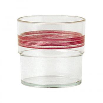 Trinkbecher, SAN, 0,23l, Bistro rot